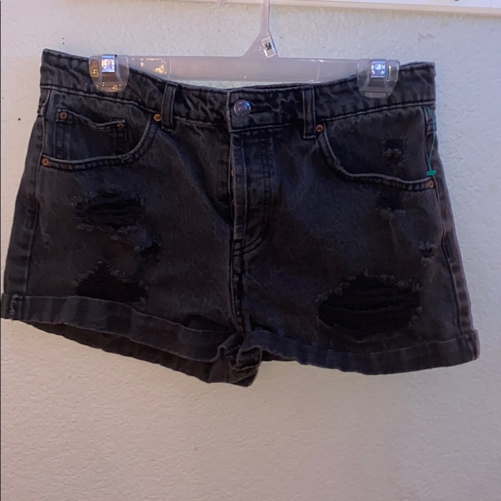 Forever 21 Black Jean Shorts